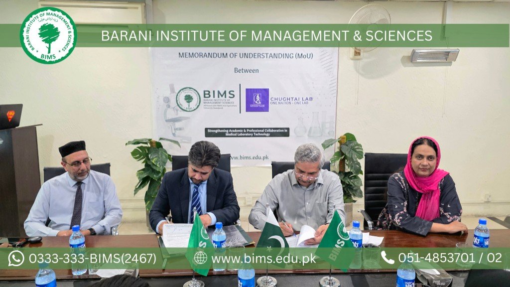 MoU Signing with Chughtai Lab — Signing Ceremony