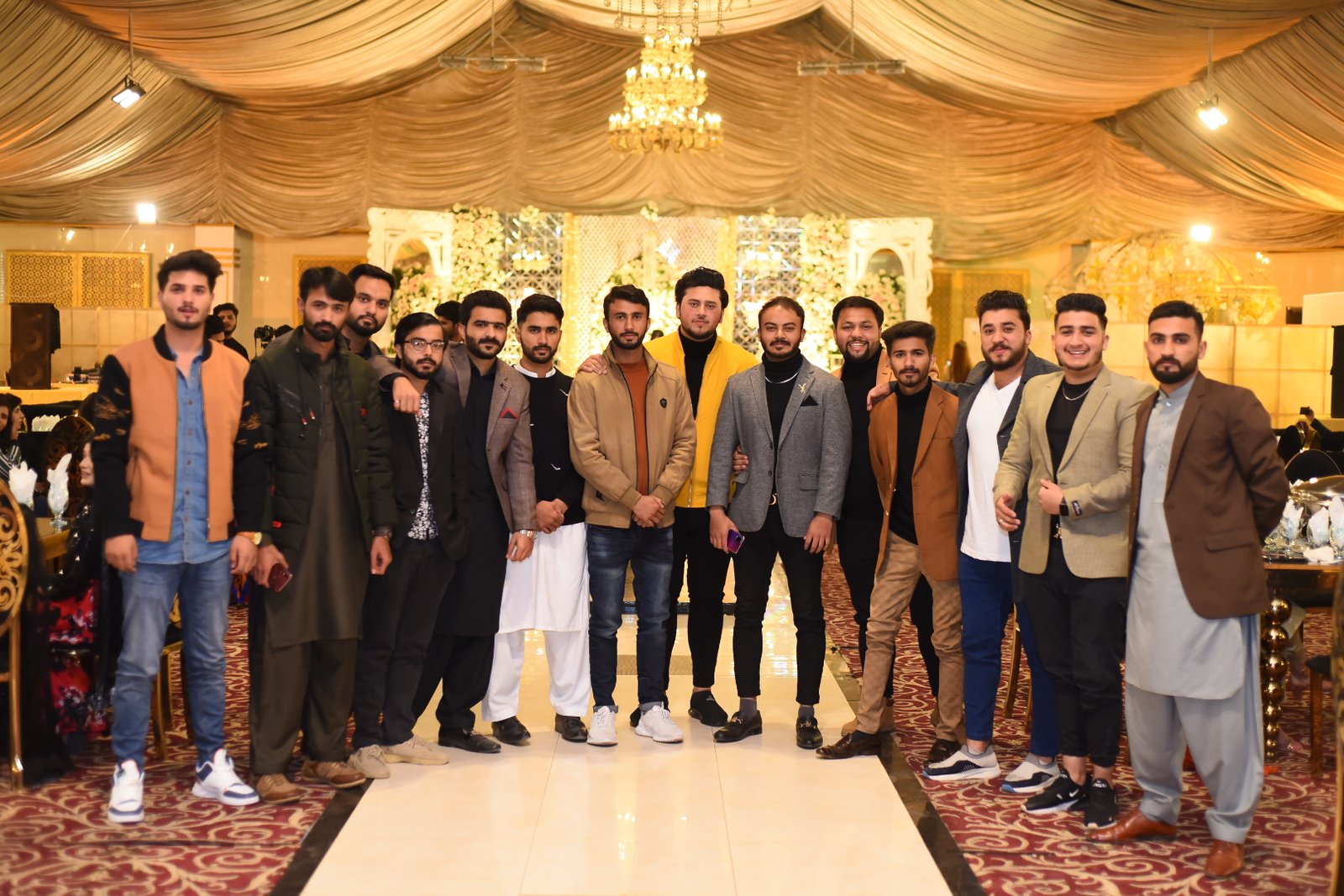 BIMS students at formal industry event â€” industry partner scholarship