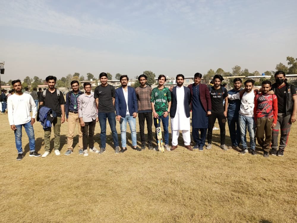 BIMS students with cricket gear â€” sports scholarship