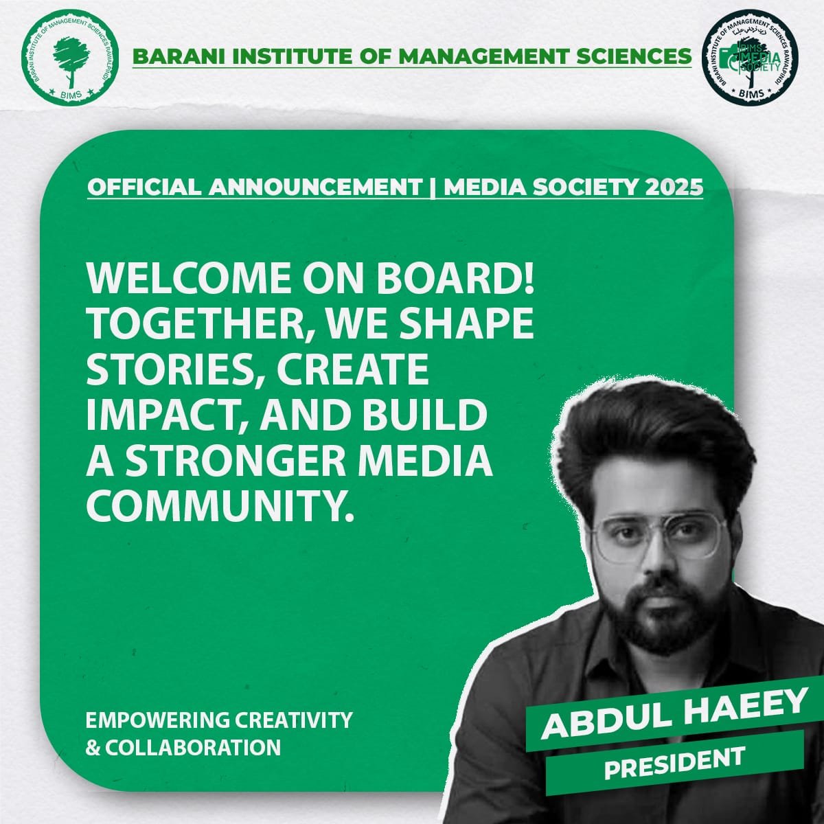 Abdul Haeey — President
