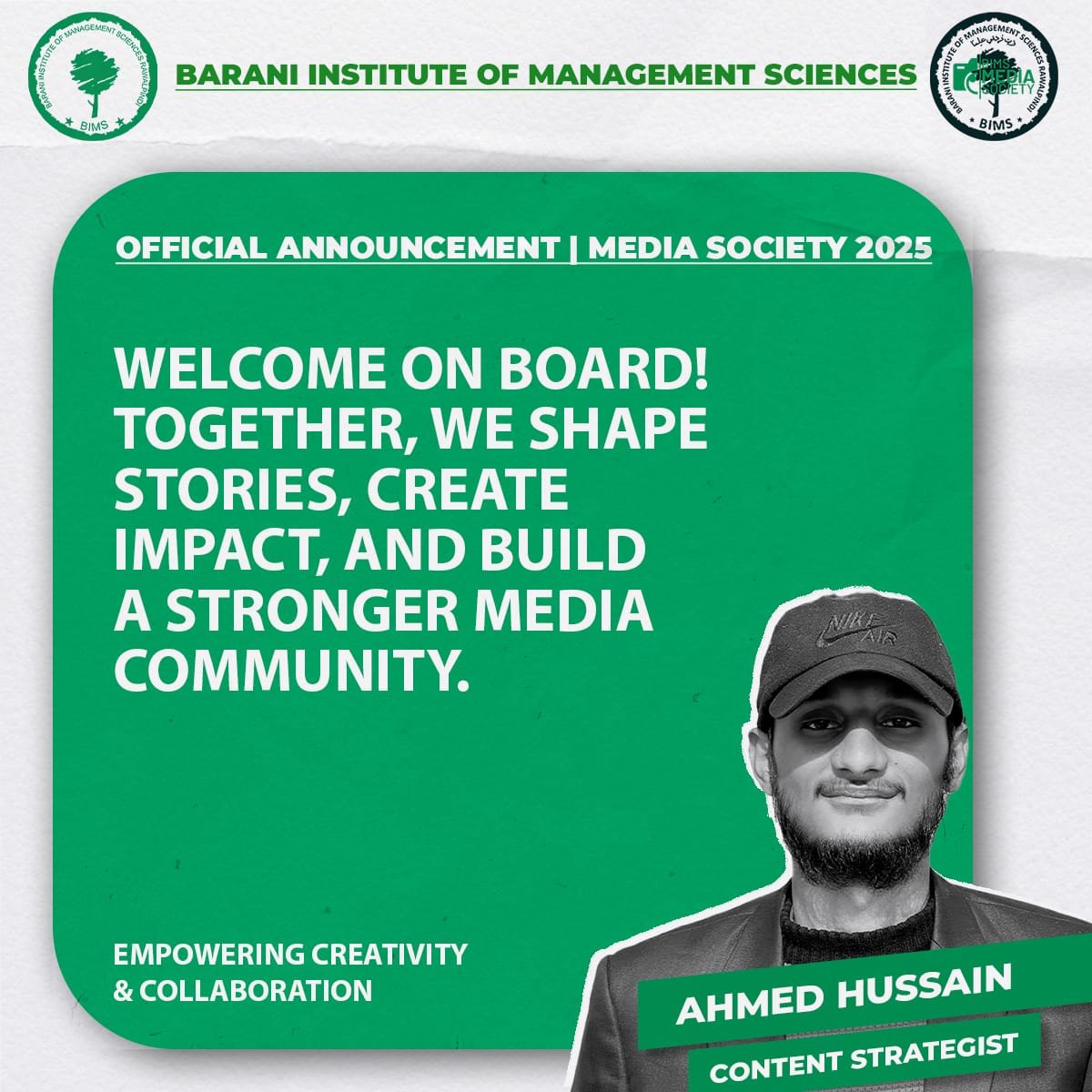 Ahmed Hussain — Content Strategist