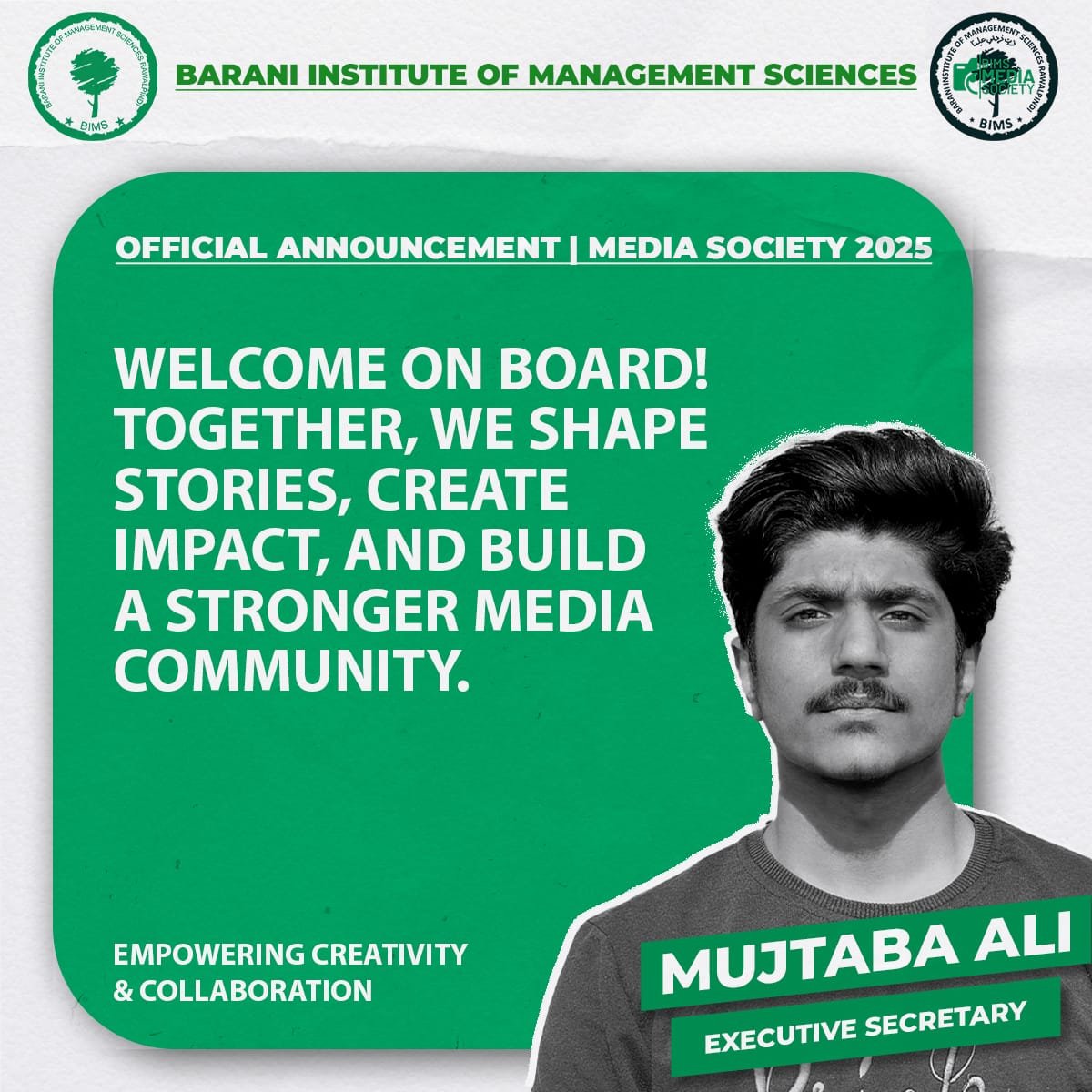 Mujtaba Ali — Executive Secretary