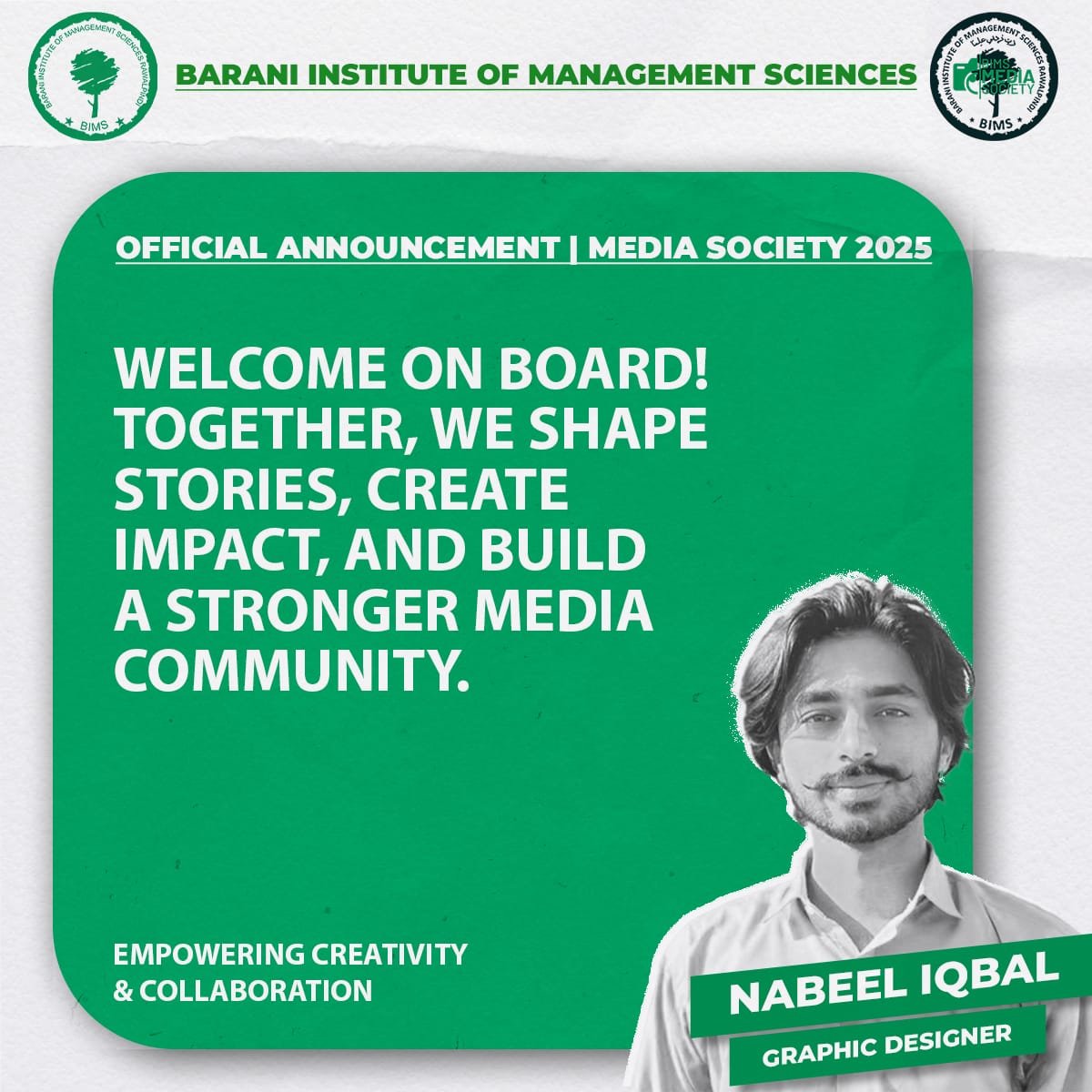 Nabeel Iqbal — Graphic Designer